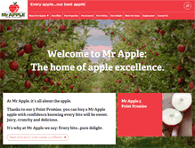 Tablet Screenshot of mrapple.com